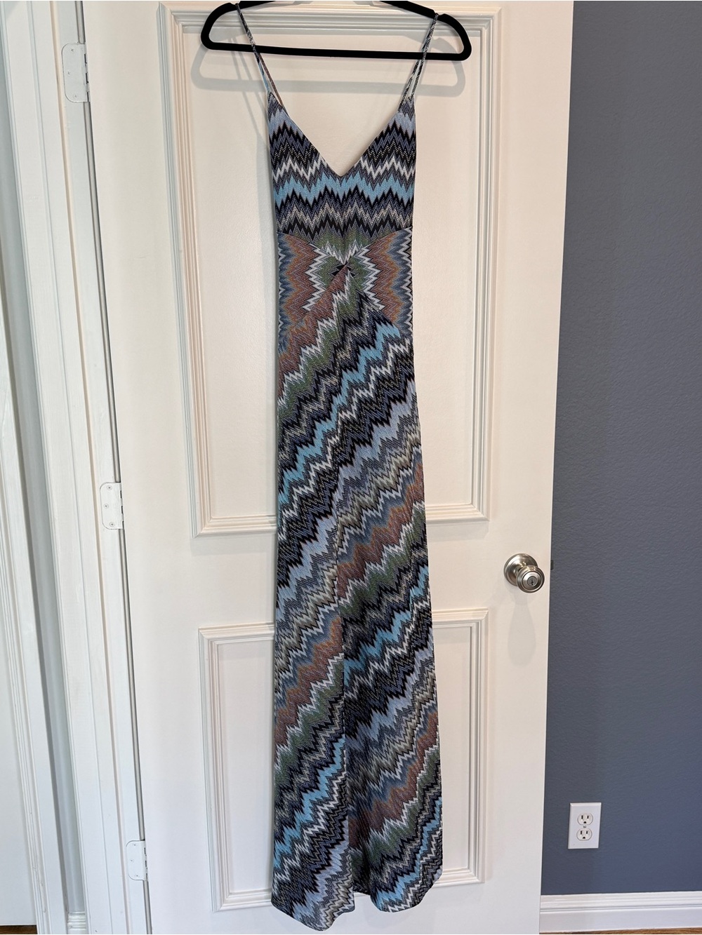 NWT Women's Missoni Zigzag Maxi Slip Dress - size 40